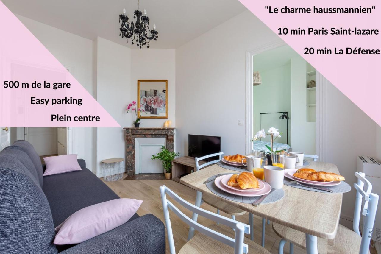 Le Charme Haussmannien-10 Min Paris Leilighet Argenteuil Eksteriør bilde