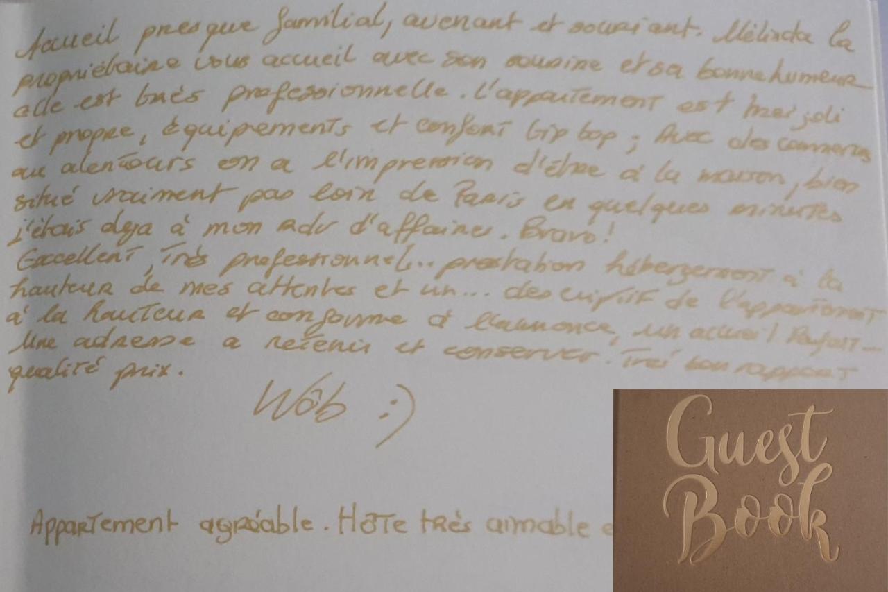 Le Charme Haussmannien-10 Min Paris Leilighet Argenteuil Eksteriør bilde